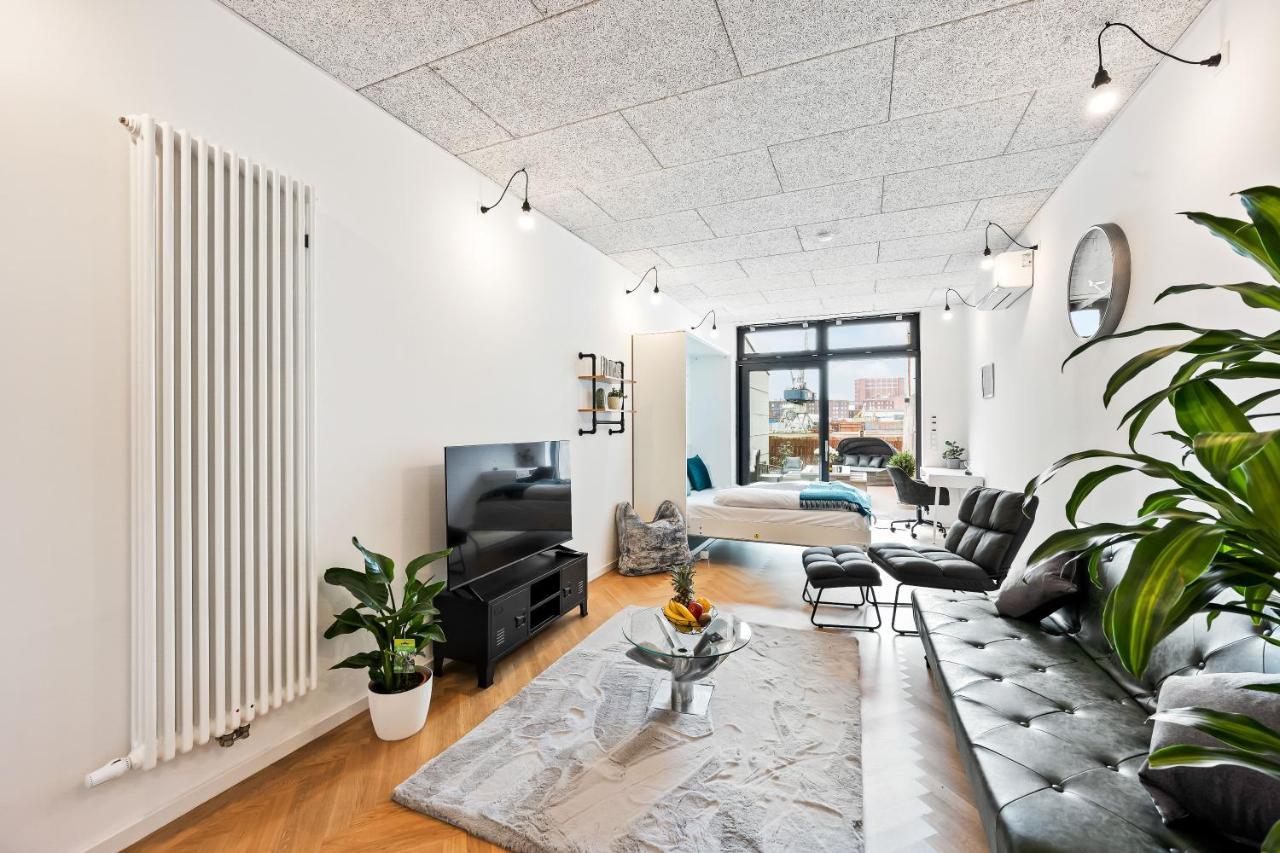 Appartamento Lit Living - Luxus Loft - Box Spring - Air Con - Bbq - Panorama MHG Esterno foto